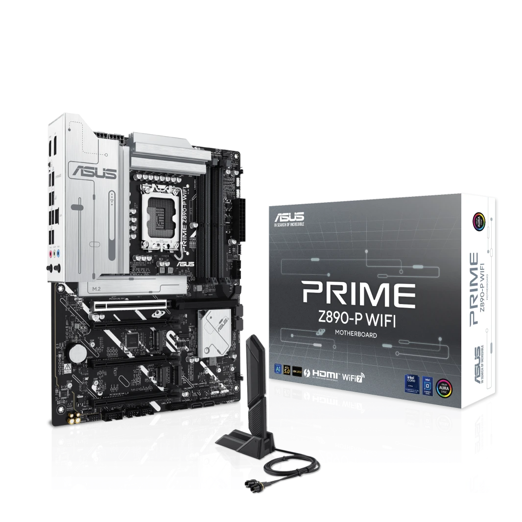 ASUS PRIME Z890-P WIFI 7 DDR5 Advanced Al PC-ready 4x M.2 SSD PCle® 5.0 Thunderbolt™ 4 USB Type-C® 2.5Gb Lan Gaming Motherboard