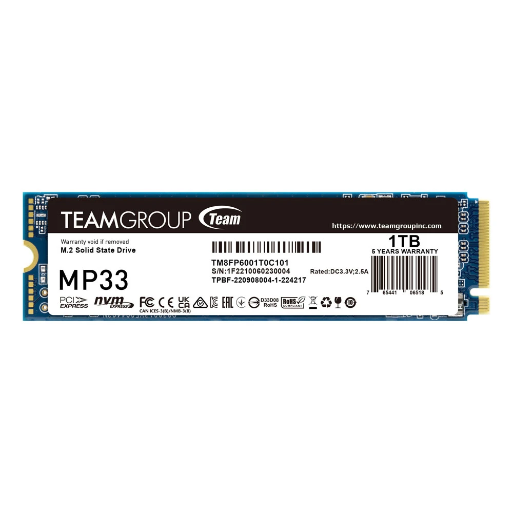 تيم جروب MP33 M.2 1 تيرابايت 3D NAND NVMe