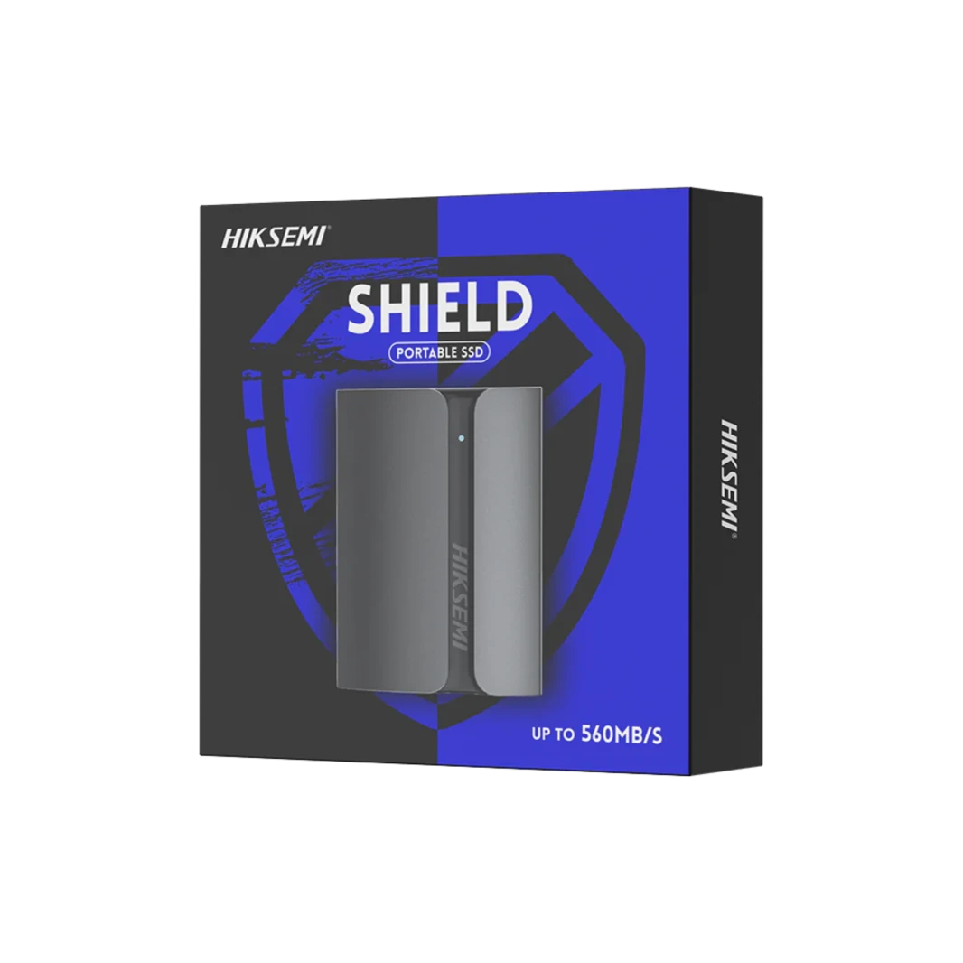 قرص SSD محمول من HIKSEMI Shield بسعة 1 تيرابايت - أسود