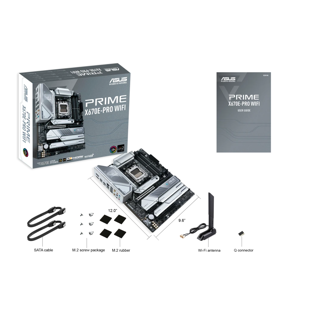 اللوحة الأم ASUS PRIME X670E-PRO WIFI AMD Ryzen AM5 DDR5