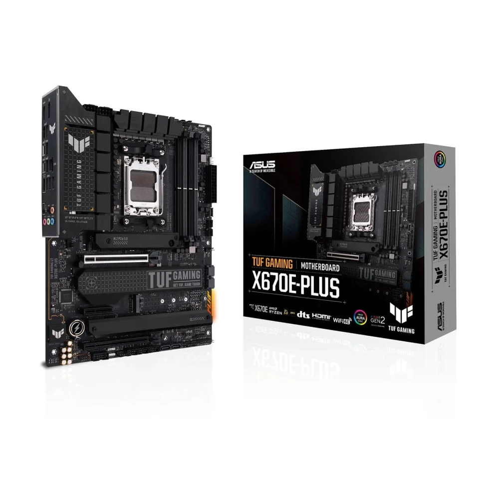 اللوحة الأم ASUS TUF GAMING X670E-PLUS AMD RYZEN 7000 Series AM5/DDR5