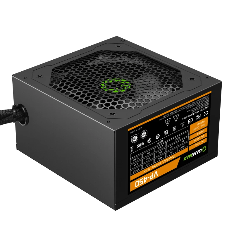 مزود الطاقة GAMEMAX VP-450 بقوة 450 واط