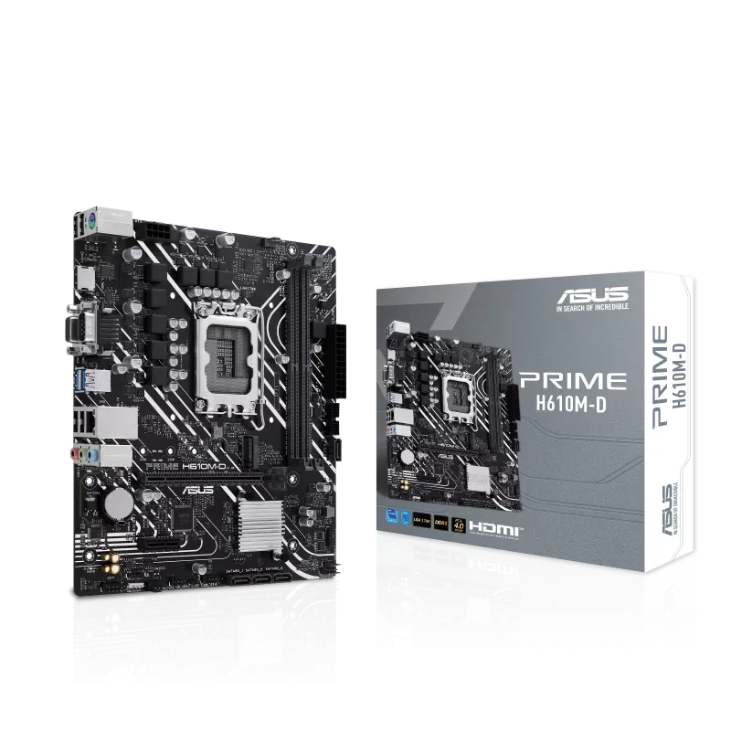 اللوحة الأم ASUS PRIME H610M-D DDR5 LGA1700 micro-ATX