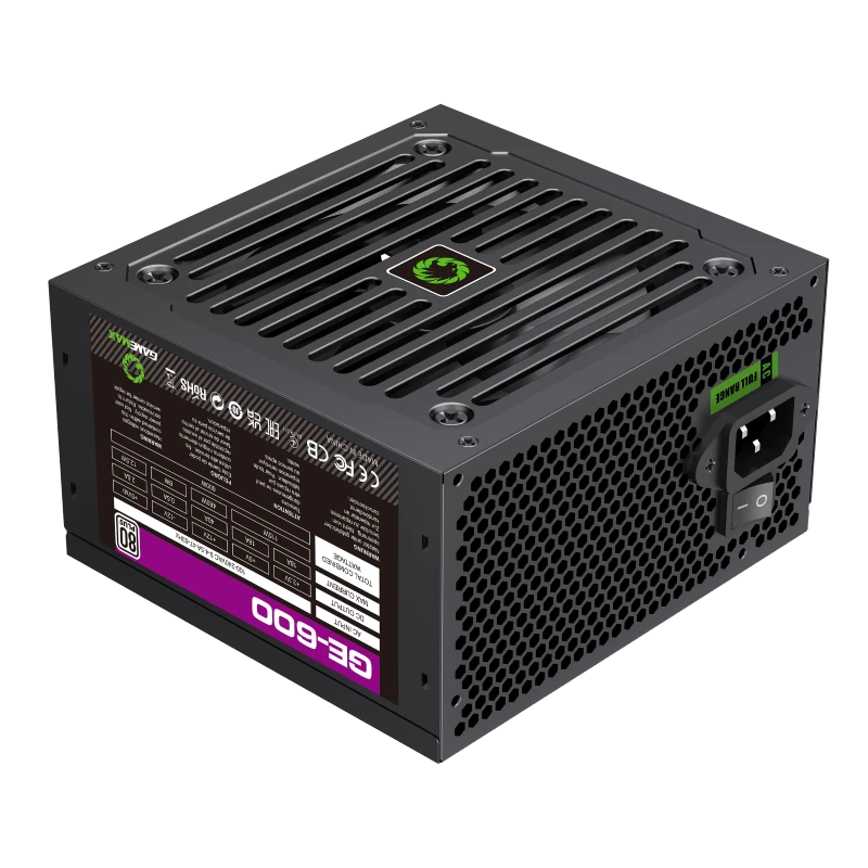 مزود الطاقة الأساسي GAMEMAX GE-600 85+