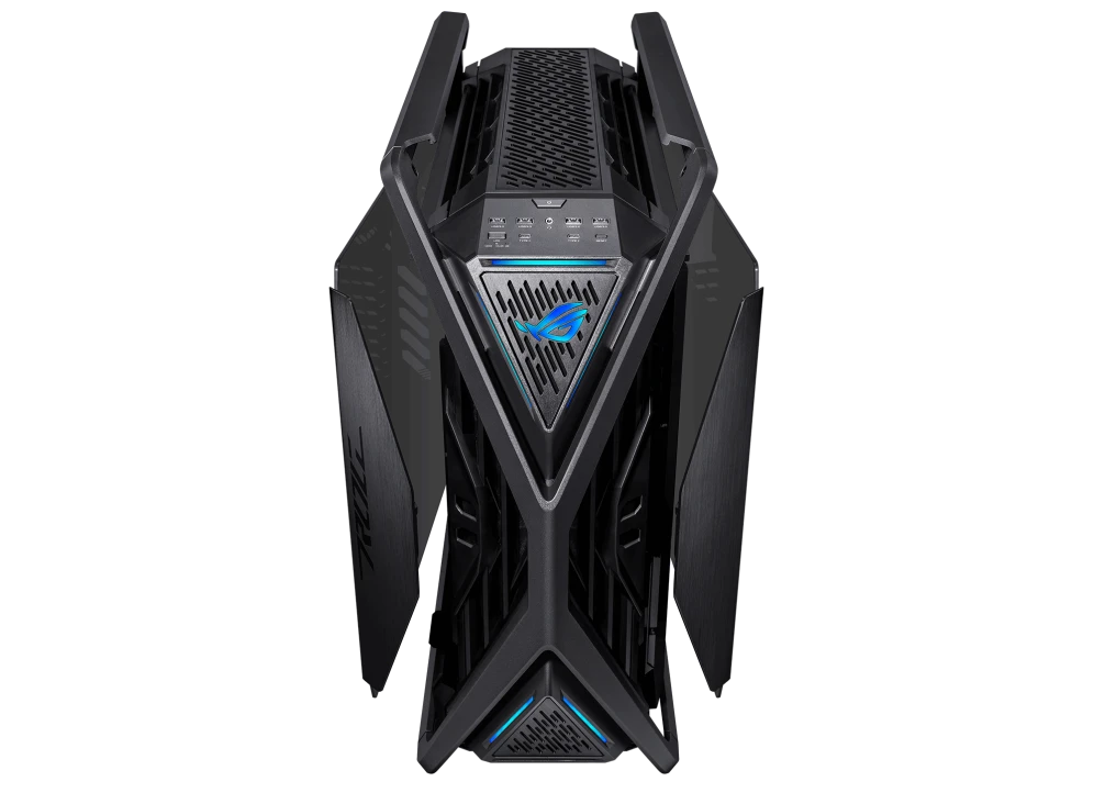 علبة كمبيوتر ASUS ROG Hyperion GR701 EATX Full-Tower ذات الهيكل شبه المفتوح