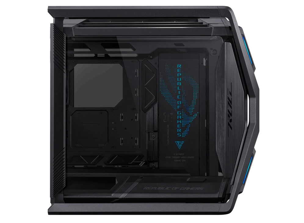 علبة كمبيوتر ASUS ROG Hyperion GR701 EATX Full-Tower ذات الهيكل شبه المفتوح