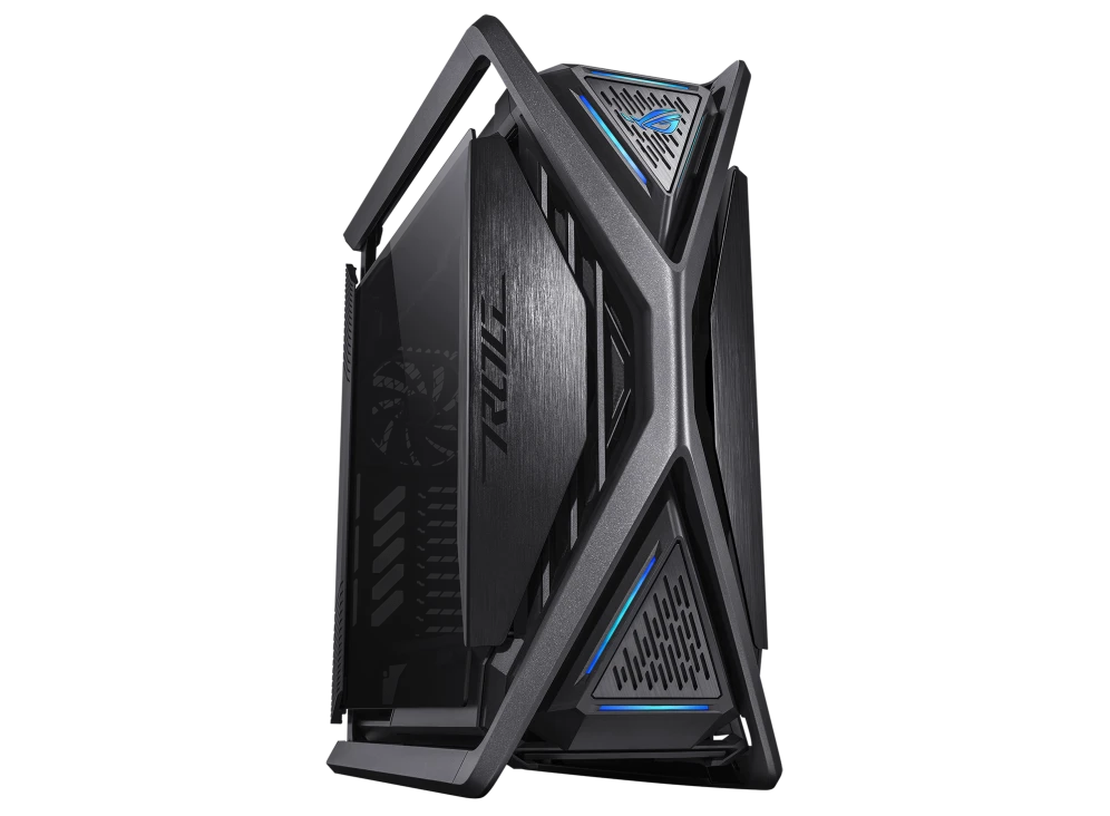 علبة كمبيوتر ASUS ROG Hyperion GR701 EATX Full-Tower ذات الهيكل شبه المفتوح