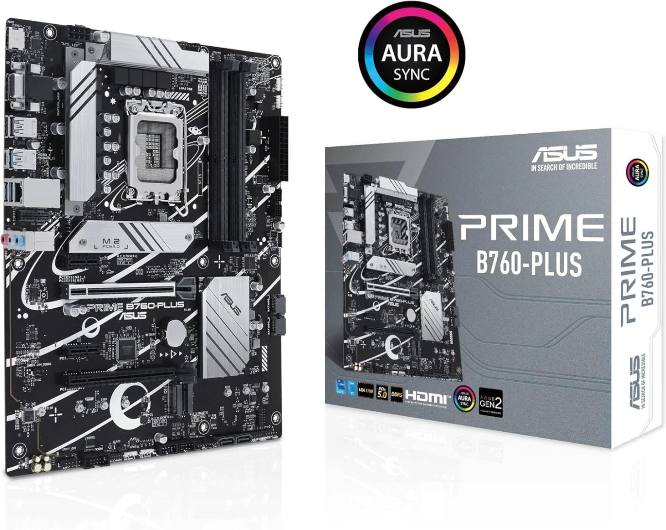 لوحة أم ASUS Prime B760-PLUS Intel B760 DDR5 LGA1700 ATX