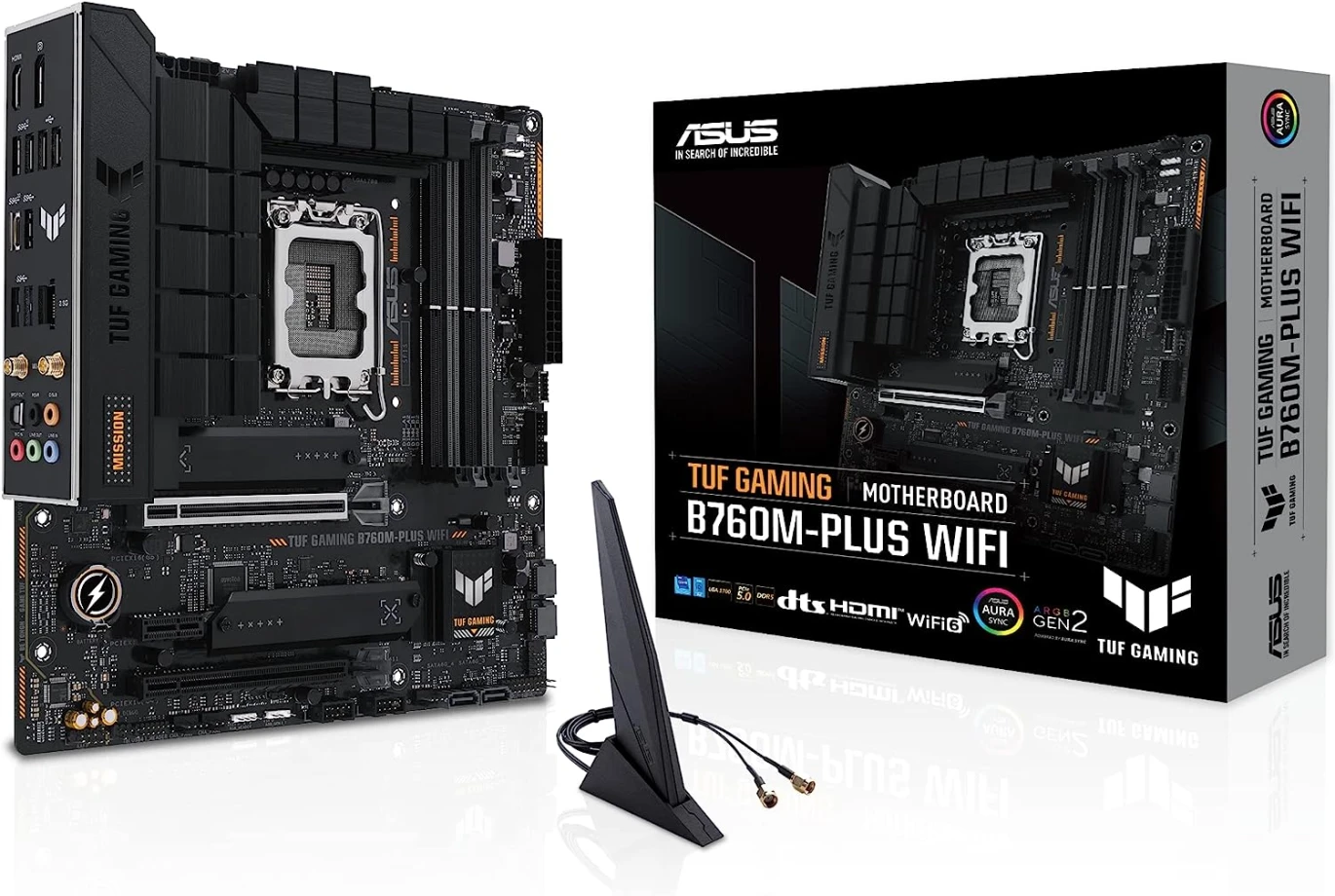 اللوحة الأم ASUS TUF B760M-PLUS WIFI DDR5 LGA 1700 mATX