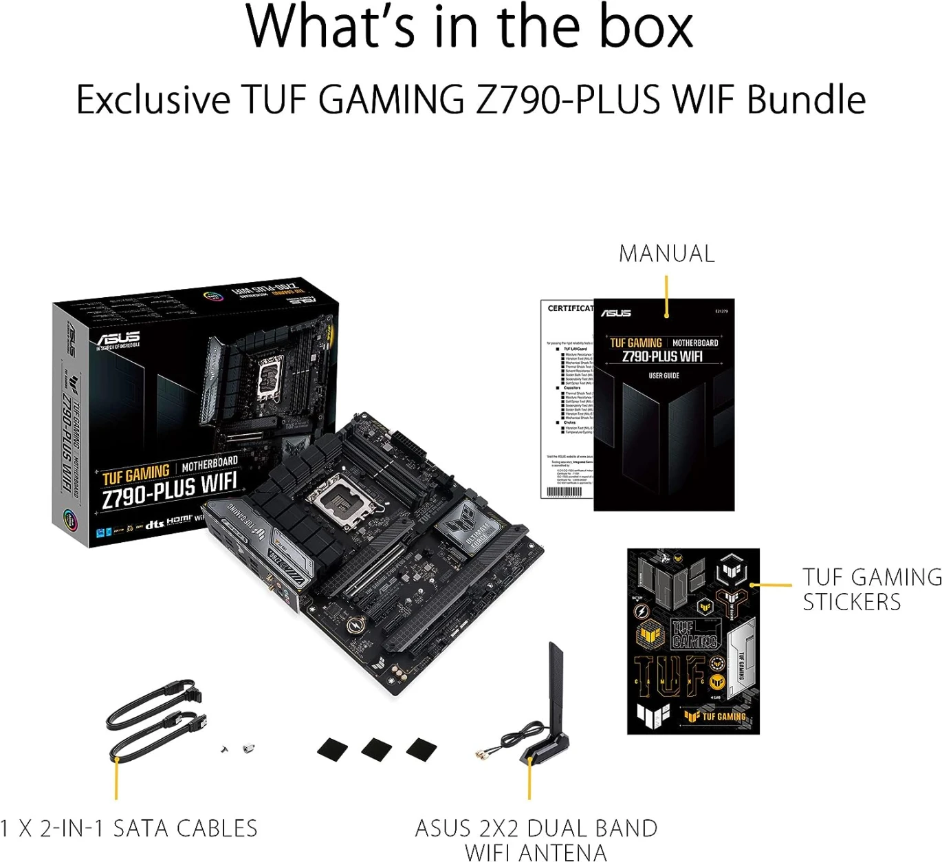اللوحة الأم ASUS TUF GAMING Z790-PLUS WIFI DDR5