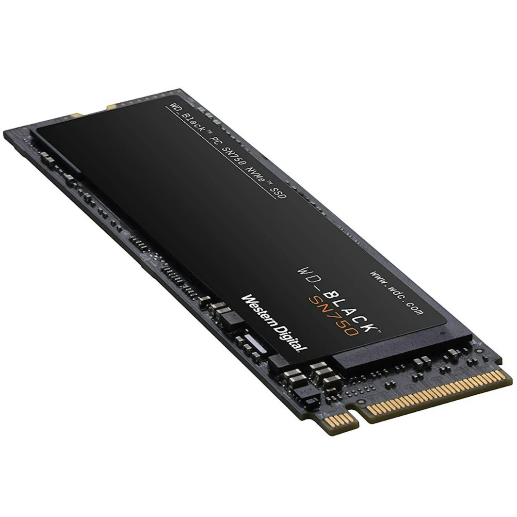 WD BLACK 2TB SN750 NVMe SSD داخلي للألعاب - Gen3 PCIe، M.2 2280، حتى 3400 ميجابايت/ثانية