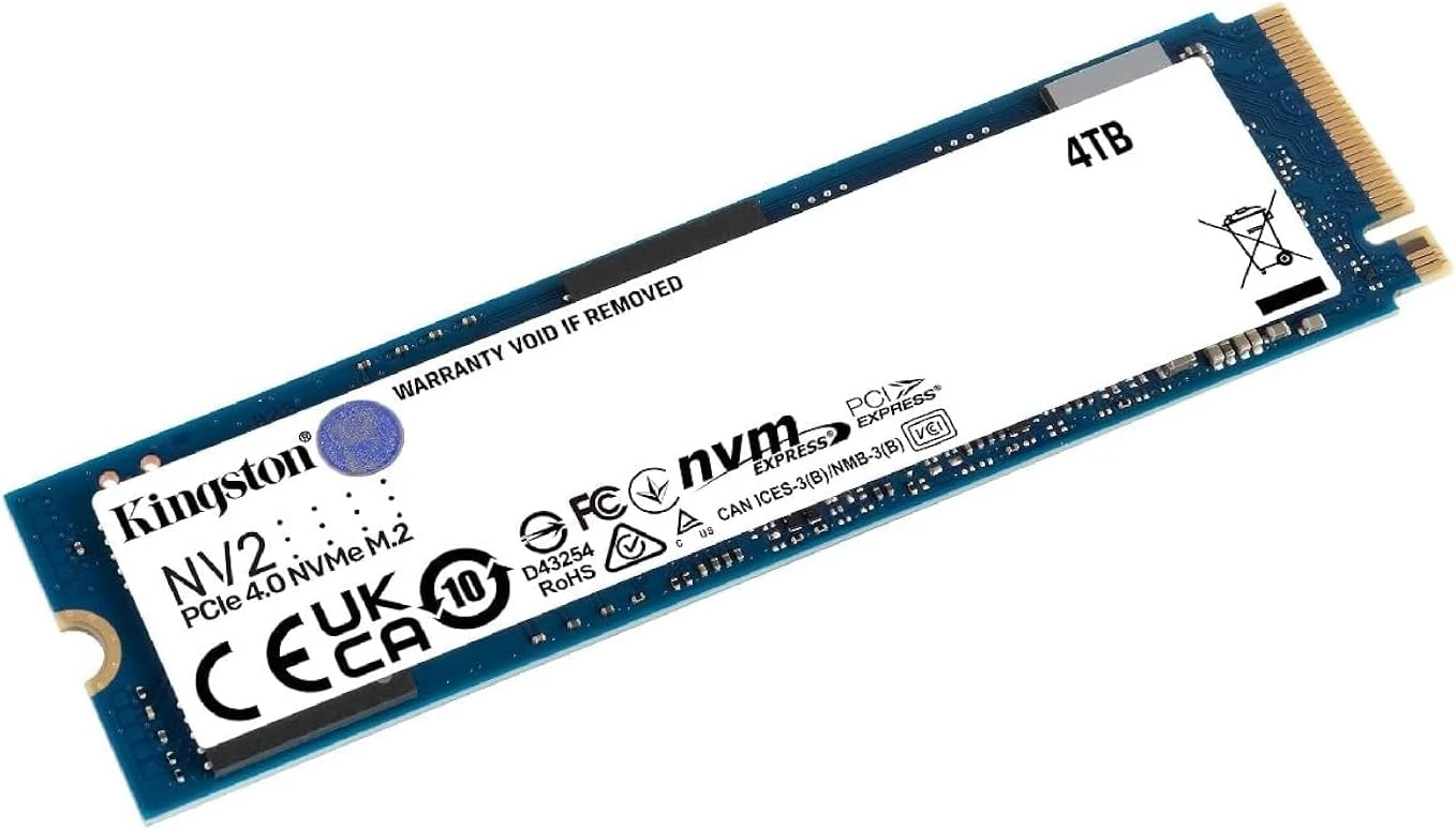 كينغستون NV2 SSD PCIe 4.0 NVMe M.2 بسعة 4 تيرابايت
