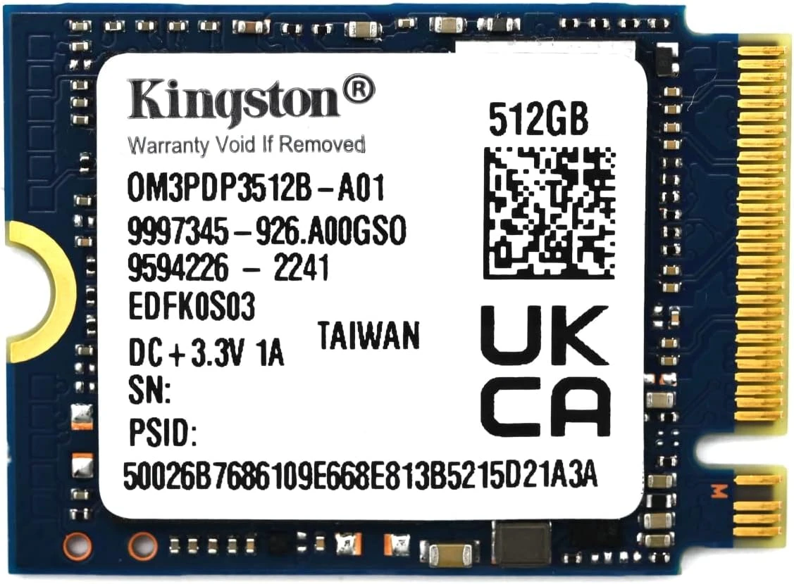 كينغستون OM3PGP4512Q-A0 M.2 2230 SSD سعة 512 جيجابايت (TLC)