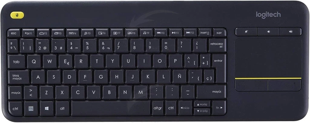 لوحة المفاتيح اللاسلكية Logitech K400 Plus التي تعمل باللمس