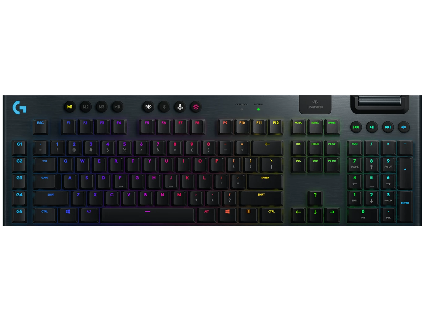 لوحة مفاتيح الألعاب الميكانيكية اللاسلكية Logitech G915 RGB (Clicky)