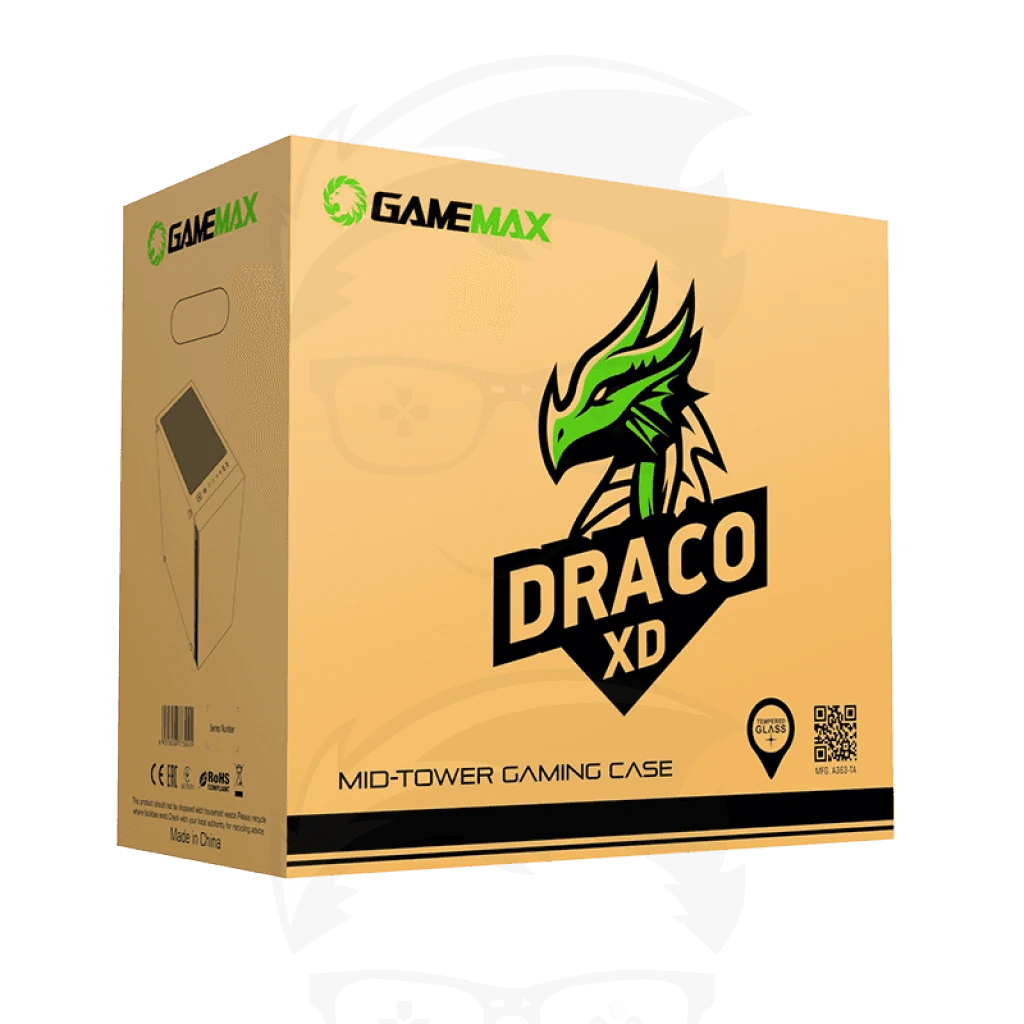 حقيبة ألعاب GAMEMAX Draco XD E-ATX