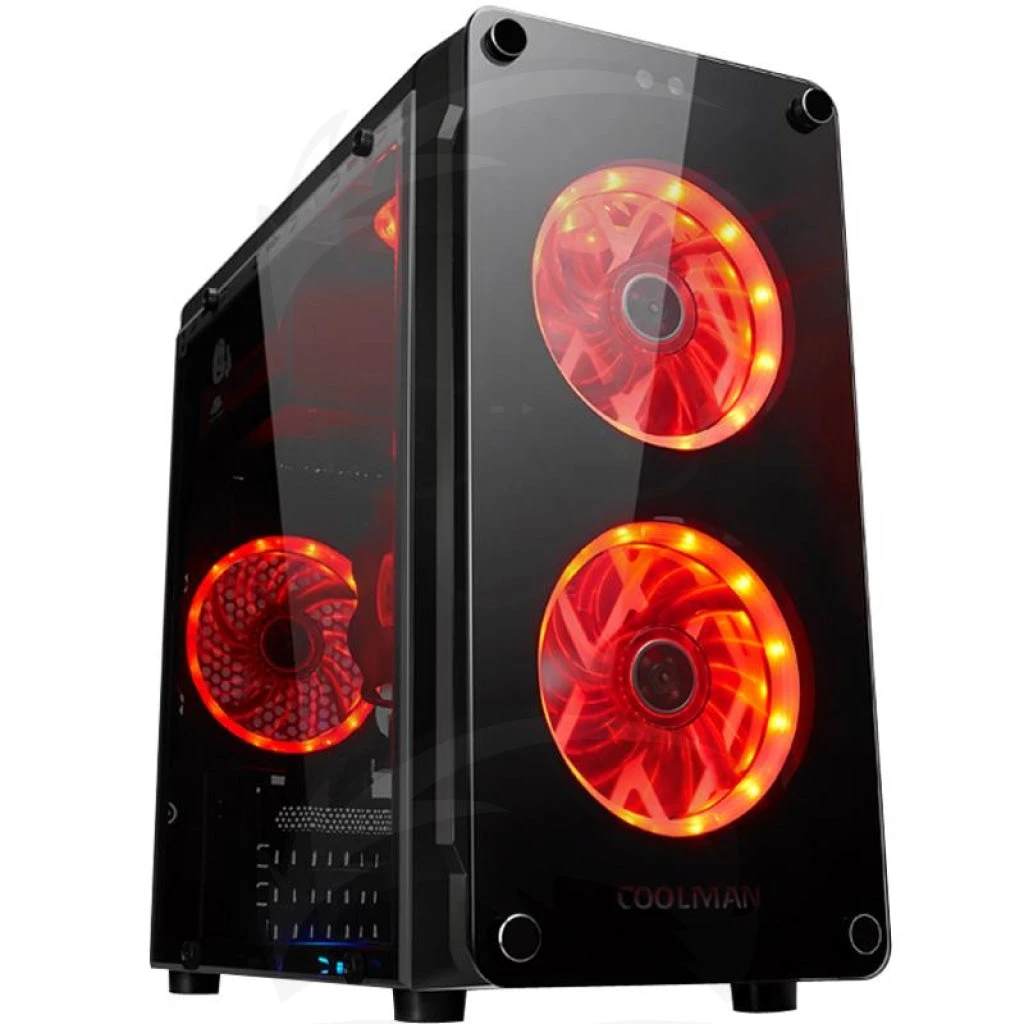وحدة Coolman Crystal Micro-ATX للألعاب