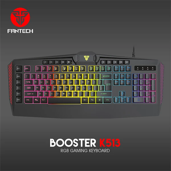 لوحة مفاتيح الألعاب Fantech Booster K513 RGB Membrane RGB