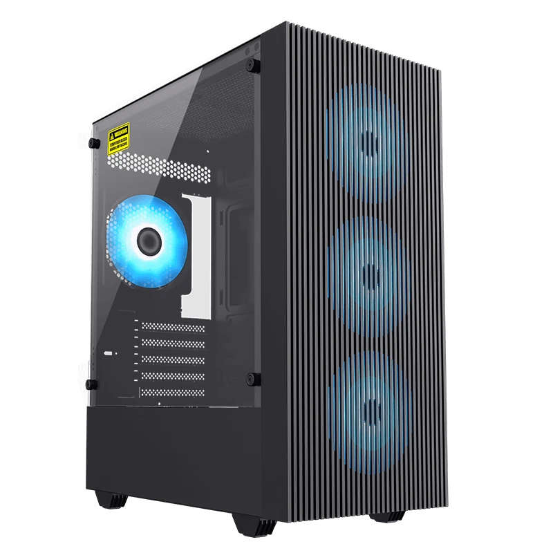 GameMax EDGE Mini Tower Compact Computer Gaming Case