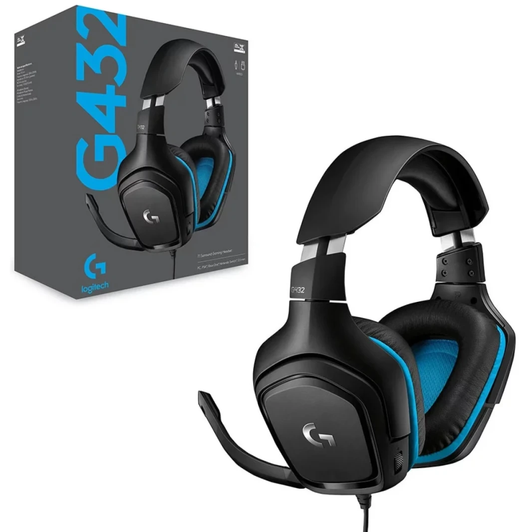 Logitech G432  7.1 surround sound gaming Headset