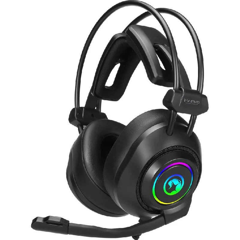 سماعات رأس Marvo HG9056 7.1 Virtual Surround Sound للألعاب مع مشغلات مقاس 50 مم