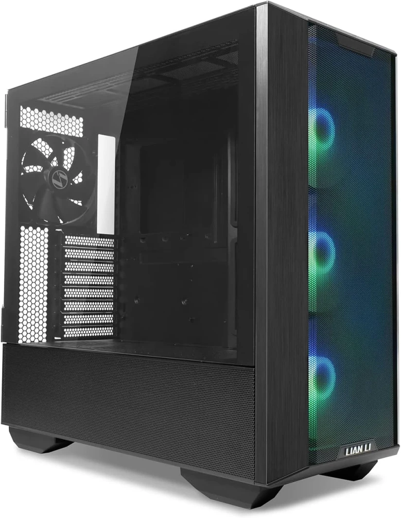 علبة ألعاب Lian Li LANCOOL 3 (3R-X) MESH ARGB ATX Mid Tower 4x140mm Fans (أسود)