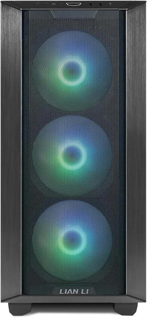 علبة ألعاب Lian Li LANCOOL 3 (3R-X) MESH ARGB ATX Mid Tower 4x140mm Fans (أسود)