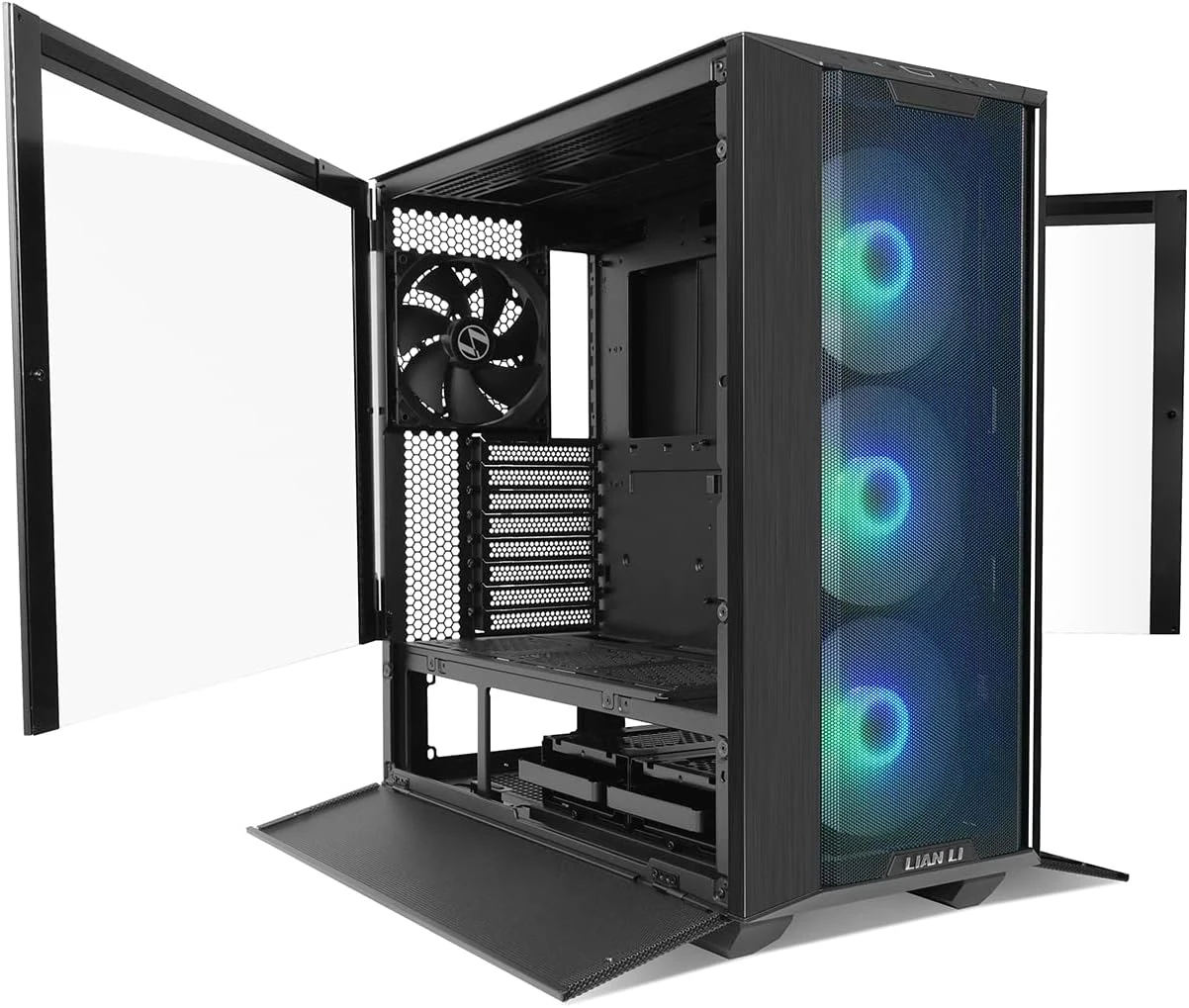 علبة ألعاب Lian Li LANCOOL 3 (3R-X) MESH ARGB ATX Mid Tower 4x140mm Fans (أسود)
