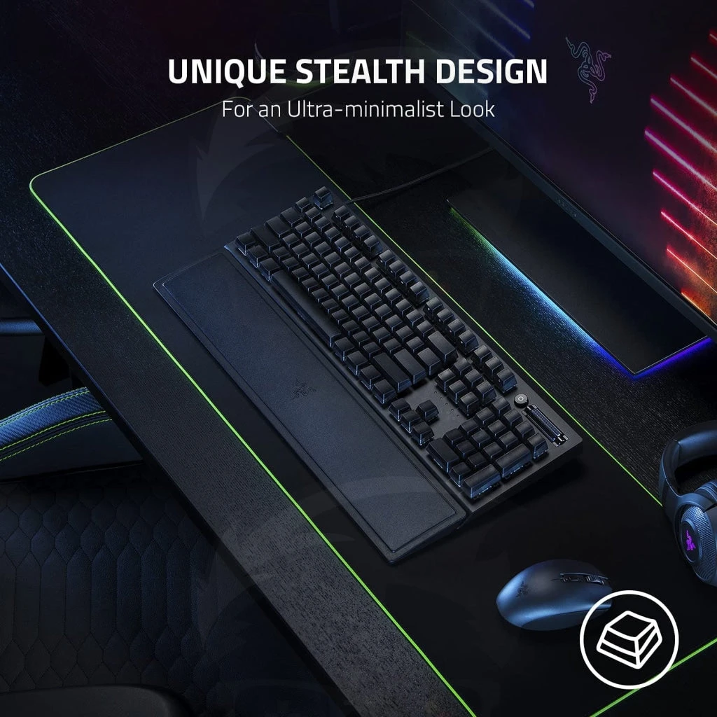 مجموعة ترقية أغطية المفاتيح Razer Phantom - أسود