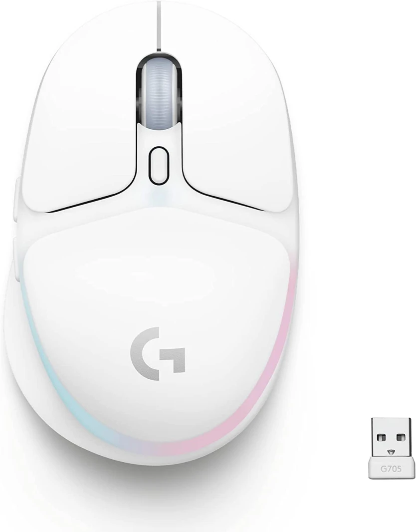 ماوس الألعاب Logitech G705 اللاسلكي، RGB، Lightspeed، بلوتوث