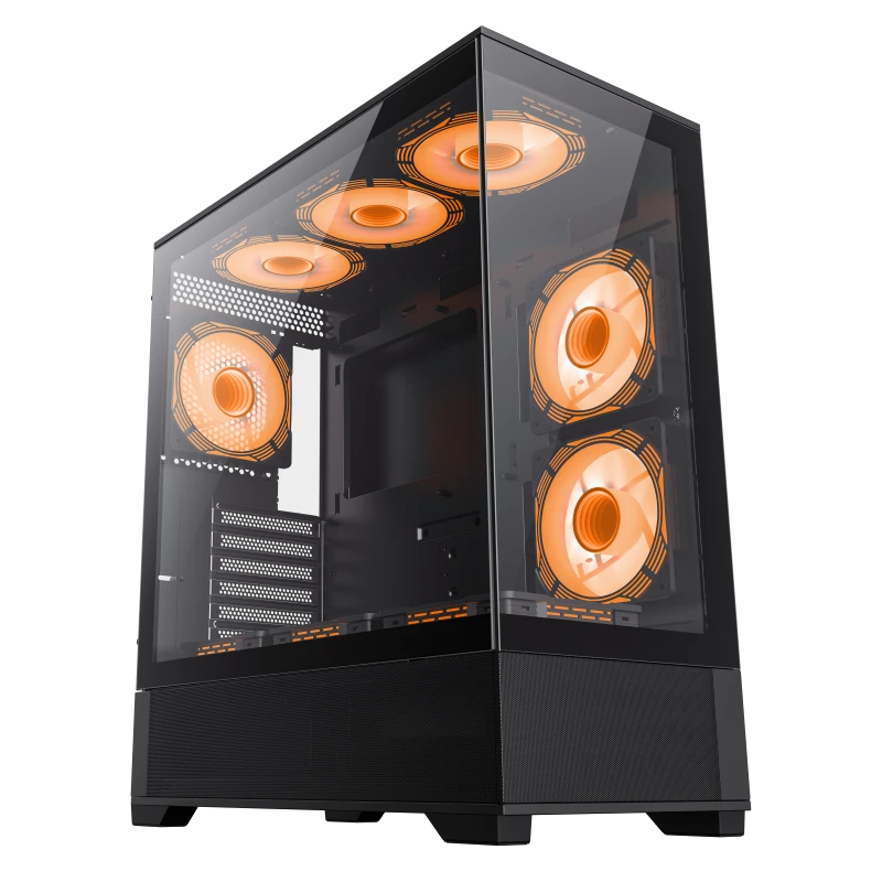حقيبة ألعاب GAMEMAX Vista AB E-ATX سوداء