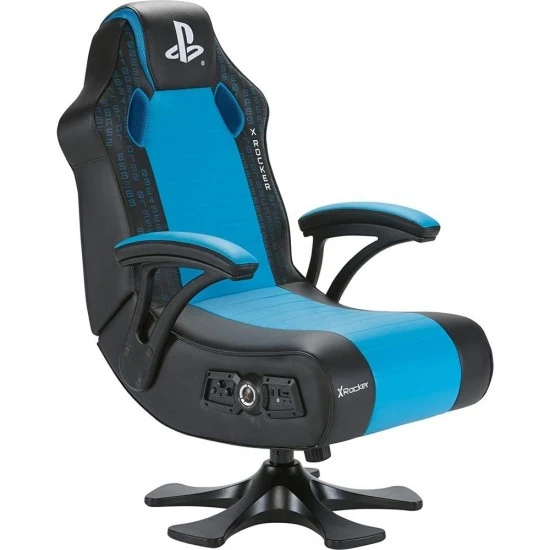 كرسي الألعاب X Rocker PlayStation Legend 2.1 Pedestal مع اهتزاز وبلوتوث
