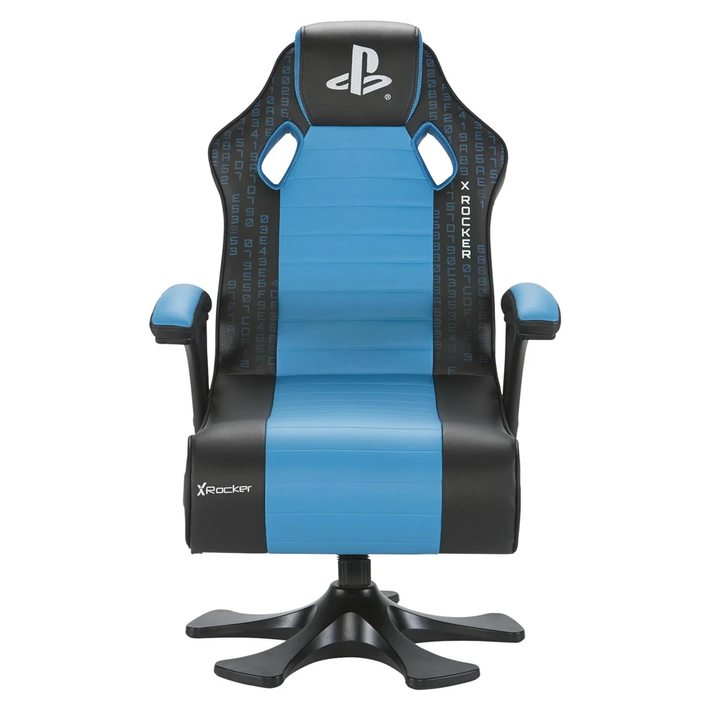 كرسي الألعاب X Rocker PlayStation Legend 2.1 Pedestal مع اهتزاز وبلوتوث