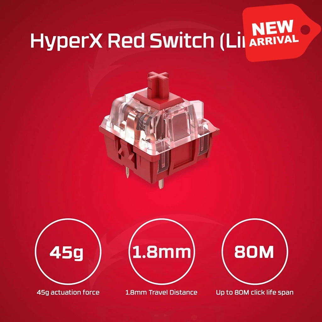 لوحة مفاتيح ميكانيكية HyperX Alloy Origins 60%