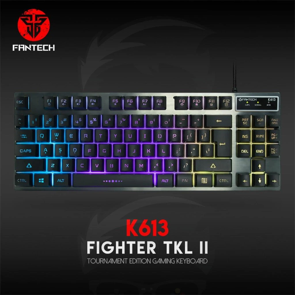 لوحة مفاتيح الألعاب FANTECH K613 Fighter TKL II Tournament Edition