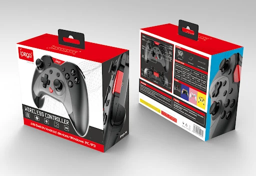 وحدة تحكم الألعاب اللاسلكية iPega TURBO Joystick لجهاز Nintendo Switch / PS3 / PC