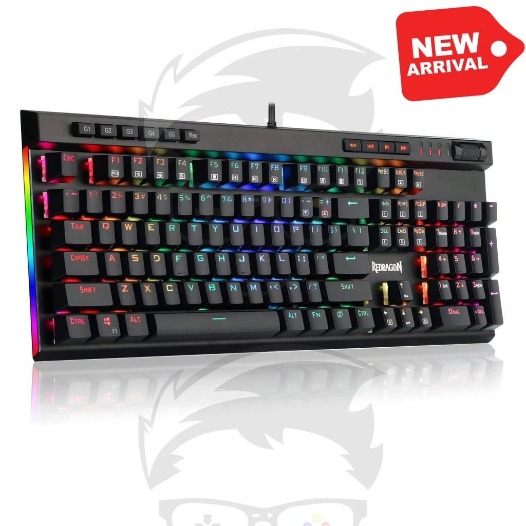 لوحة مفاتيح الألعاب الميكانيكية Redragon VATA RGB LED ذات الإضاءة الخلفية