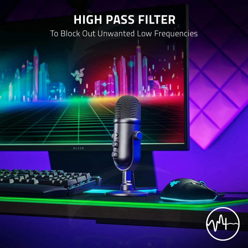 ميكروفون Razer Seiren V2 Pro USB للبث والألعاب