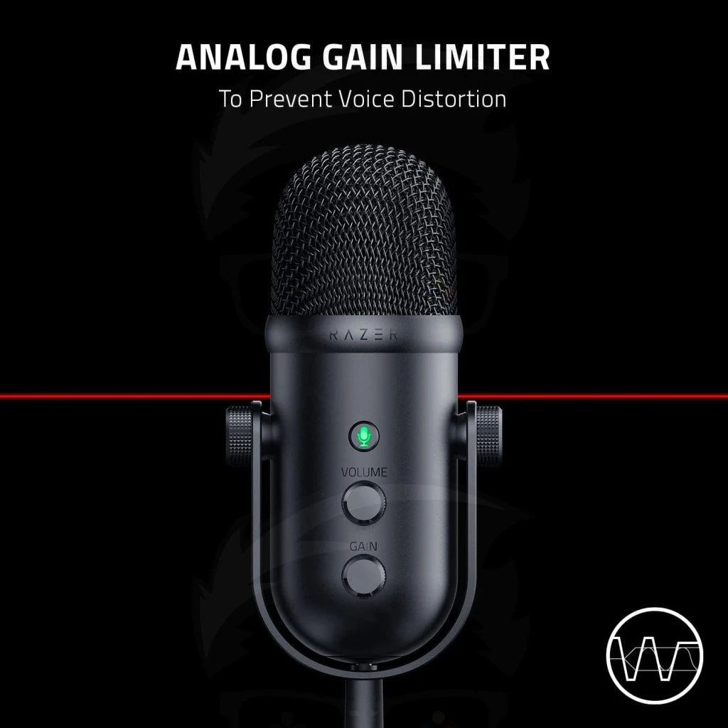 ميكروفون Razer Seiren V2 Pro USB للبث والألعاب