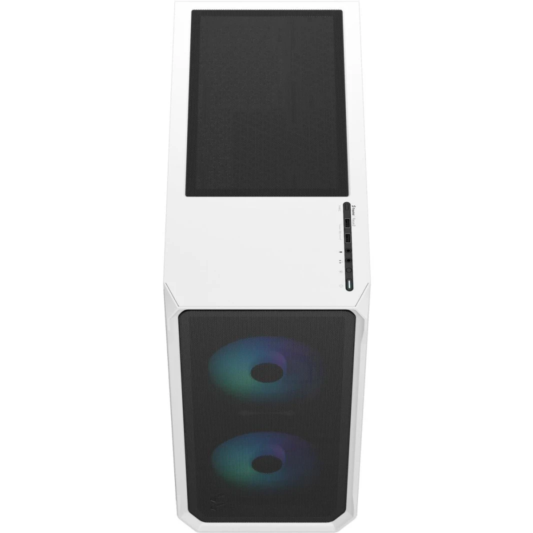 حقيبة ألعاب Fractal Design Focus 2 (باللون الأبيض) ذات الشبكة المتوسطة