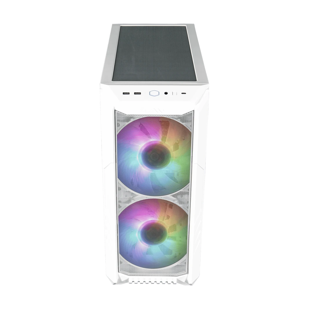 COOLER MASTER HAF 500 ARGB White Mid Tower White Gaming Case