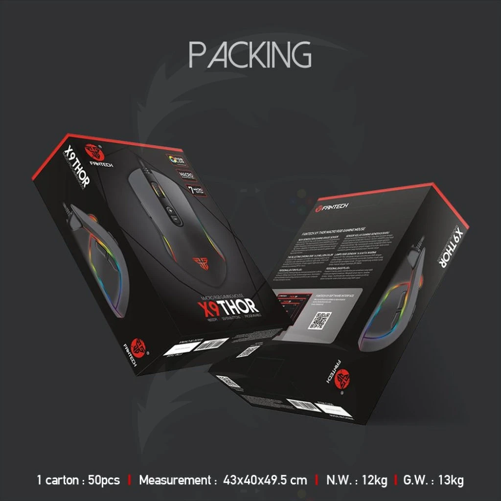 ماوس الألعاب FANTECH X9 Thor Macro RGB