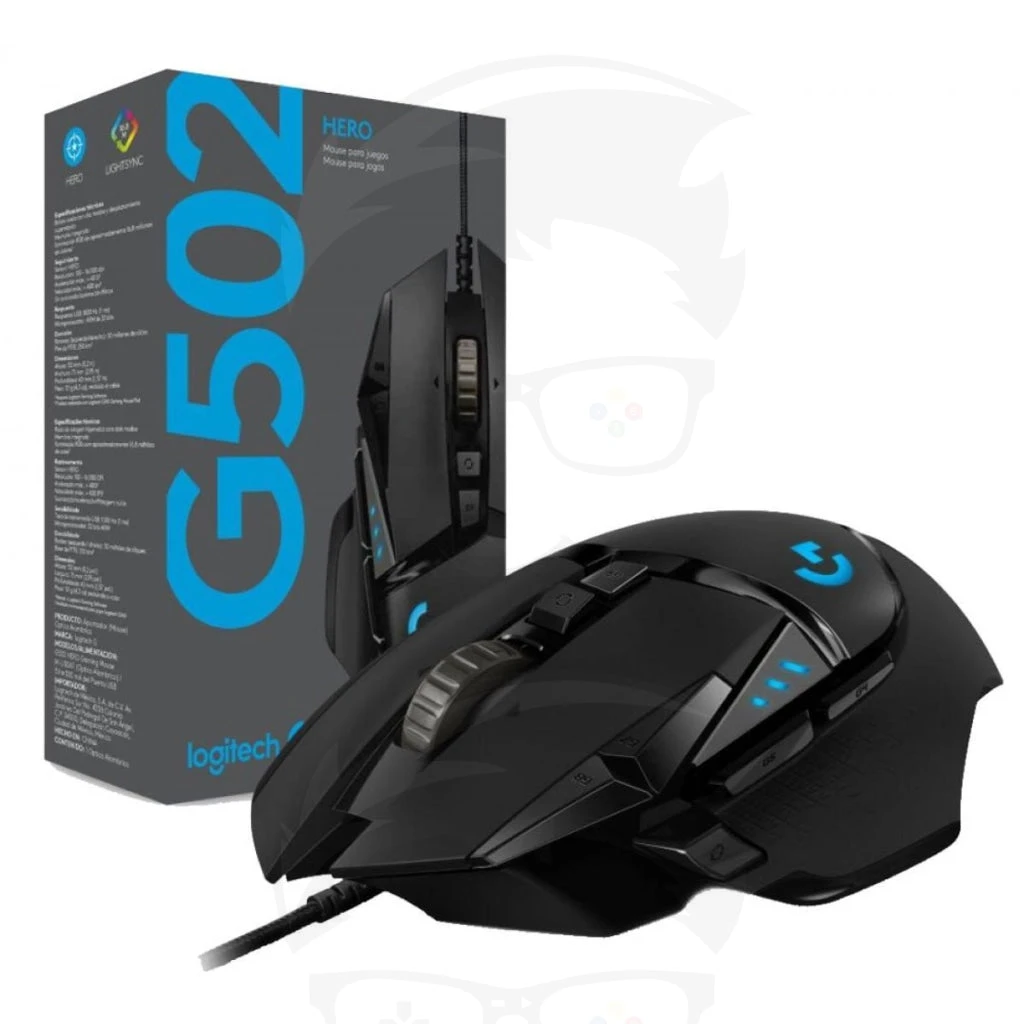 ماوس الألعاب Logitech G502 HERO عالي الأداء