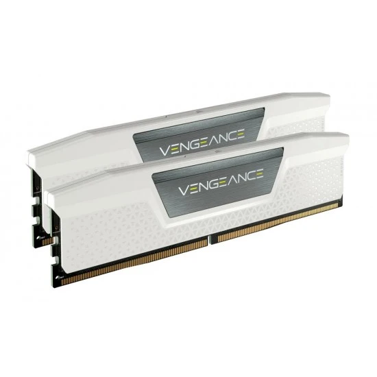 مجموعة ذاكرة CORSAIR VENGEANCE 32GB (2X16GB) DDR5 DRAM 6000MHZ CL36 - أبيض