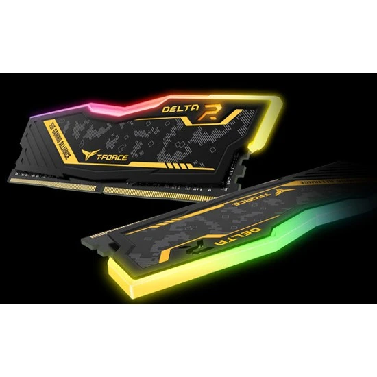 ذاكرة T-FORCE DELTA RGB DDR4 سعة 8 جيجابايت وتردد 3200 ميجا هرتز من TEAMGROUP