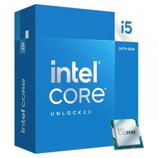 معالج INTEL CORE I5 14600K من الجيل الرابع عشر، 14 نواة، 5.3 جيجاهرتز، 24 ميجابايت، 20 خيطًا، مفتوح المصدر - درج