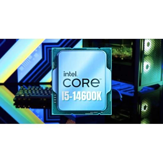 معالج INTEL CORE I5 14600K من الجيل الرابع عشر، 14 نواة، 5.3 جيجاهرتز، 24 ميجابايت، 20 خيطًا، مفتوح المصدر - درج