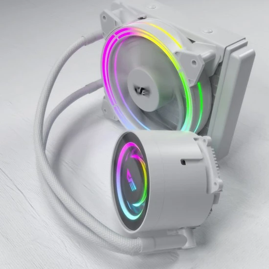 DARKFLASH SYMPHONY TR120 ARGB ALL-IN-ONE 120MM LIQUID CPU COOLER - WHITE
