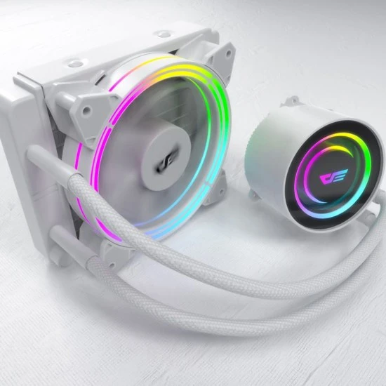 DARKFLASH SYMPHONY TR120 ARGB ALL-IN-ONE 120MM LIQUID CPU COOLER - WHITE