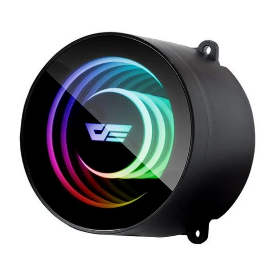 مبرد وحدة المعالجة المركزية السائل DARKFLASH TWISTER DX-360 ARGB الكل في واحد 360 مم - أسود